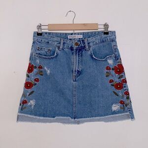 Zara Denim Skirt EUC 